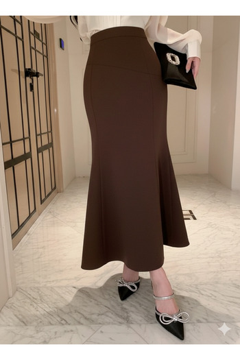 CNG MODA Plus Size Slimming Hijab Fish Skirt