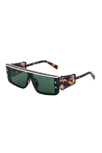 Tessero Unisex sunglasses, new rectangular model, animal print, UV400 protection,