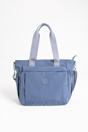 Sanmorris 4017 Women's Large Size Compartmentalized Waterproof Parachute Fabric Crossbody and Shoulder Strap Bag