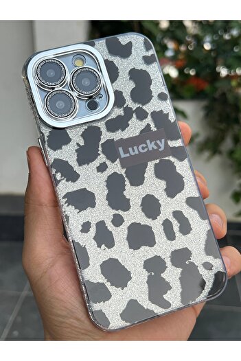 EDELFU iPhone 14 Pro - Compatible Camera Protected Glitter Thick Silicone Glossy Phone Case
