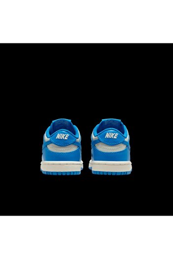 Nike dunk low td beyaz bebek çocuk deri ayakkabı - lastik bağcıklı kolay giyilebilir -fb9107