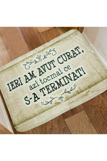POEM.RO Funny rug - Yesterday I had a clean