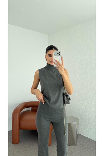 HAZELANNA Tricotaj de pescar antracit