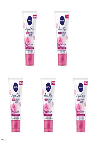 NIVEA 94417 Aqua Rose 3 in 1 5 Pieces
