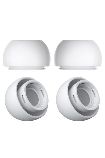 PadForce Set of 4 silicone earplugs for AirPods Pro headphones - White, L