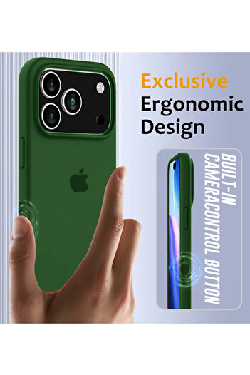 Wtech Apple iPhone 17 Pro Max 5G 2025 Luxury Premium Quality Liquid Silicone Case Cover