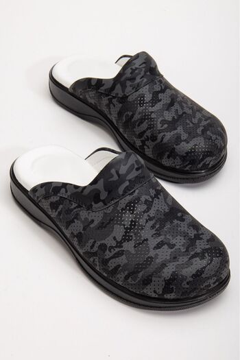 SABOTERLİK Orthopedic Sabo Slippers Doctor Nurse Hospital Chef Slippers Camouflage Color