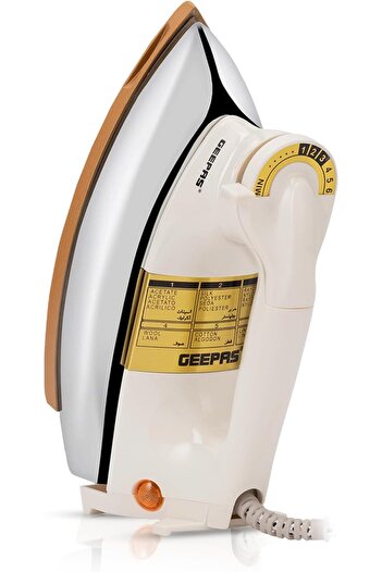 Geepas Automatic Dry Iron - GDI23011 | Iron Box with Temperature Settings Dial and Auto Shut Off Fun
