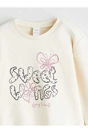 LC Waikiki Crew Neck Girl's Sweatshirt