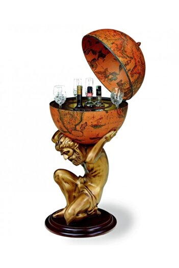 OEM BAR GLOBE EARTH MODEL ATLAS 42X42X90 CM