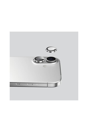 TechnoZone iPhone 17 Compatible Tempered Camera Lens Protector with Metal Frame