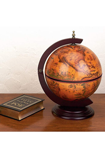 OEM Globe-type tabletop bar, with round stand diam. 36cm