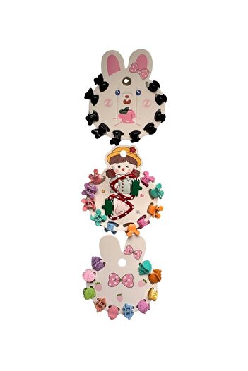 LETING 30 Piece Mini Latch Clip Set in Different Colors and Shapes