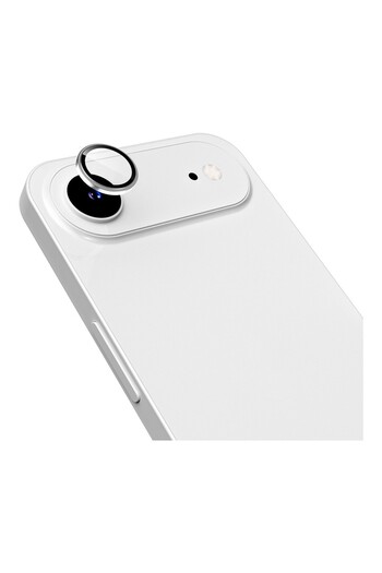 TechnoZone iPhone Air Compatible Tempered Camera Lens Protector with Metal Frame