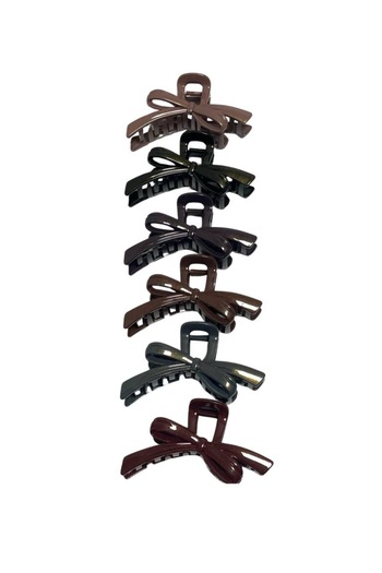 ZAYA 6-piece large latch clip set in various colors and shapes