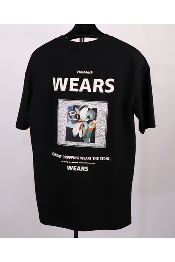 Red Planet Oversize Printed T-Shirt – Youthful Design