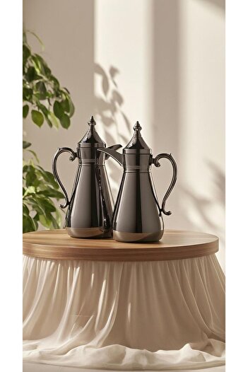 Generic 1 liter/700 ml tea and coffee thermos set