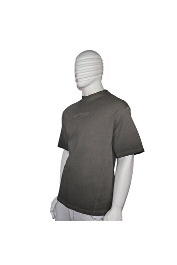 Red Planet Washed Cotton T-Shirt with Unique Design
