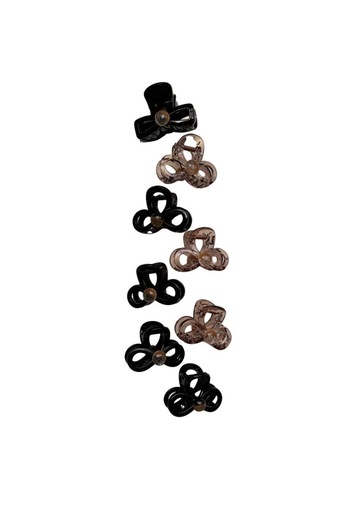 ZAYA 6 Piece Large Latch Clip Set in Different Colors and Shapes