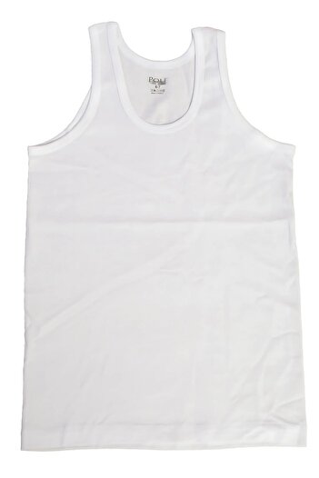 YILTER Boy's white single pack undershirt 316