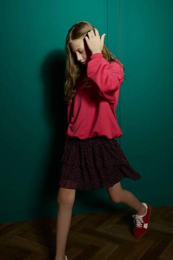 DeFacto Girl's Tulle Floral Patterned Skirt G1610A825Au