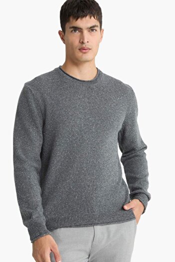 DeFacto Standard Fit Crew Neck Knitwear Sweater F7222Ax25Wn