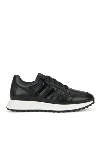 Ziya , Men's Genuine Leather Sneaker 1531026Z315 Black