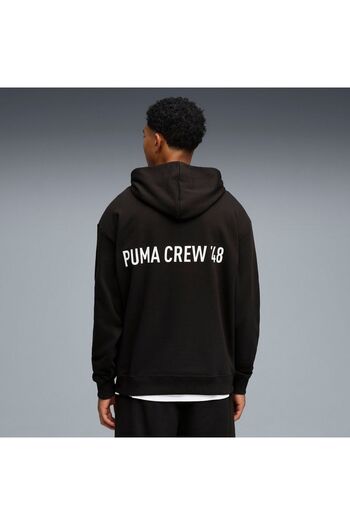 Puma Hood M Graphic French Terry Hoodie, Black, Men
