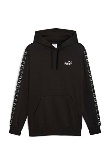 Puma Hood Ess Tape Hoodie Fl, Black, Men