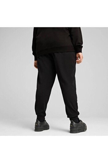 Puma Trousers Ess Small No. 1 Logo Sweatpants Fl Cl Pu, Black, Unisex