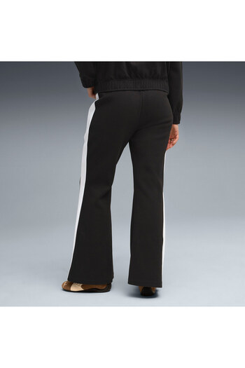 Puma Trousers T7 Flared Pants, Black, Women