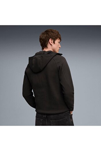 Puma Hood Evostripe Fz Hoodie Dk, Black, Men