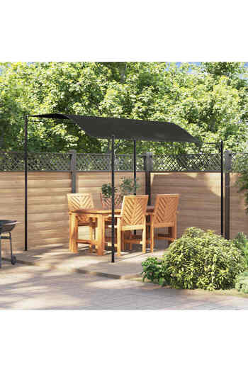vidaxl Sunshade Awning 3x2.4 m Anthracite