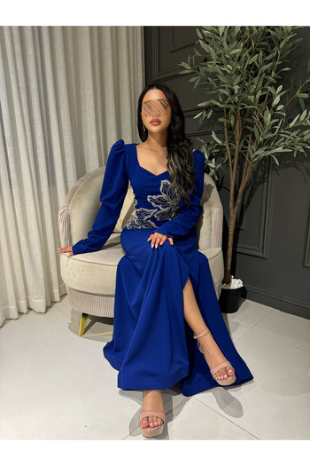 VİVİ Blue evening dress