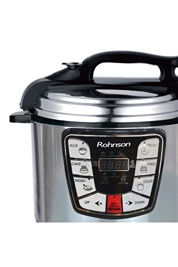 ROHNSON Multicooker R2865, 1000W, 6L, Digital Display, 5 Smart Programs