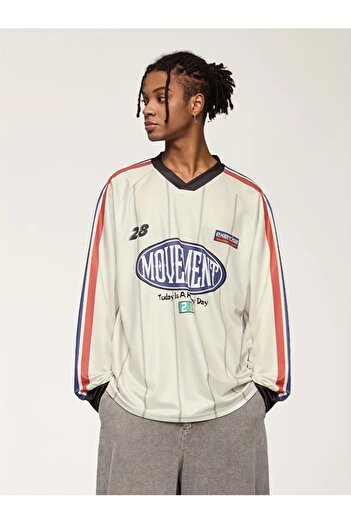 Toum Retro Stripe Uzun Kollu Unlsex Jersey Forma