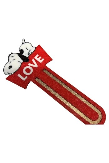 OEM Handmade Bookmark – Snoopy, Red, Perfect Accessory for Readers