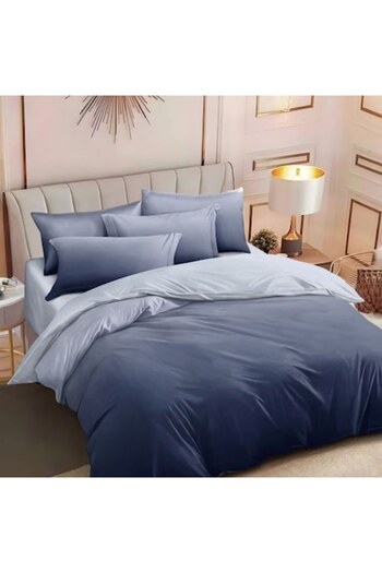 Casa de Vis Set lenjerie de pat dublu, 6 piese, bumbac satinat, 220 x 230 cm, multicolor,