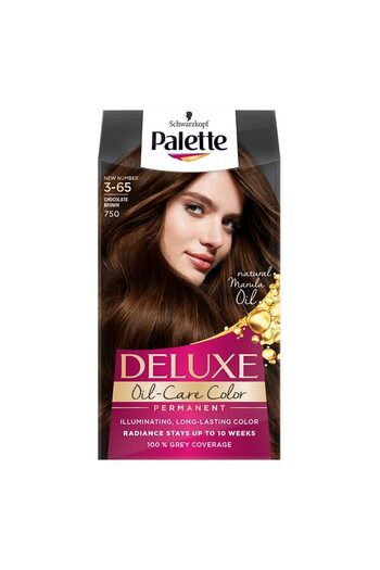 Palette Deluxe Permanent Hair Dye 750 Chocolate Satin, 130 ml