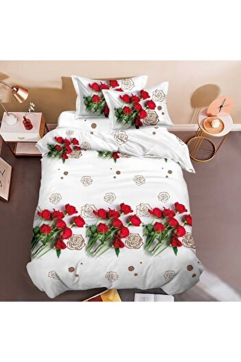 Casa de Vis Bed linen set, 1 person, 150 x 220 cm, satin cotton, 4 pieces