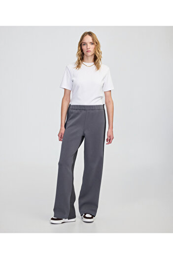 İpekyol Wide leg fit aller şeritli pantolon