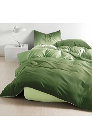 Casa de Vis Double bed sheet set, satin cotton, 220 x 230 cm, 4 pieces, multicolor,