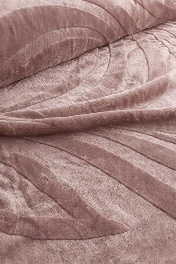 BED LİNE Lenta Blanket 200*220 Powder