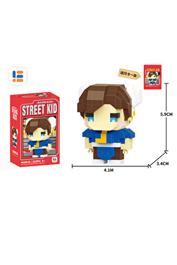 Choice11 With Box JM230510 Anime Street Fighter Fighting Game Action Building Blocks KenMasters Hoshi Ryu ABS