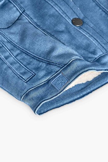 Boboli Kız Çocuk Welsoft Denim Ceket