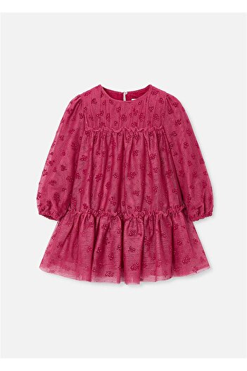 MAYORAL Girl's Tulle Dress Red 4919