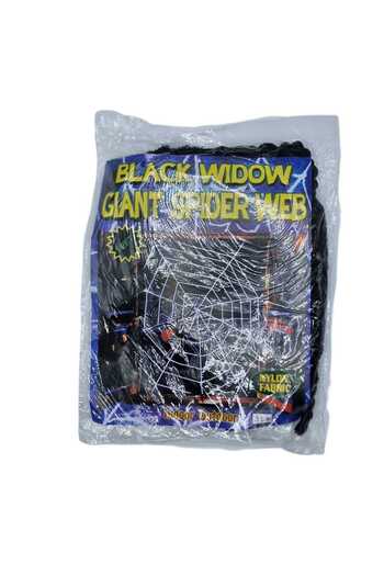 OEMN Decorative Black Spider Web