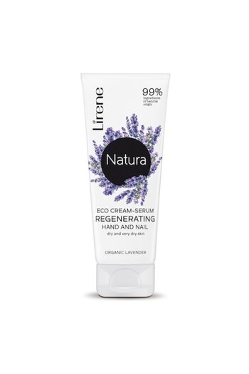 Lirene NATURA regenerating serum cream, for hands and nails, 99% natural ingredients