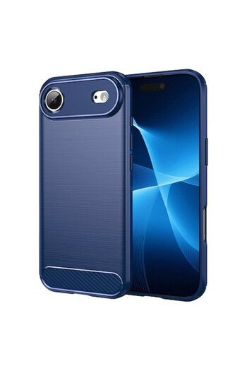 Optim Solution Carbon Resistance Case for Apple iPhone 17 Air, Blue