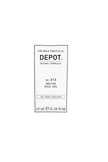 DEPOT 300 Hair Stylings No. 313 UV Filter Hair Styling Gel Definition & Control Medium Hold 10 ml